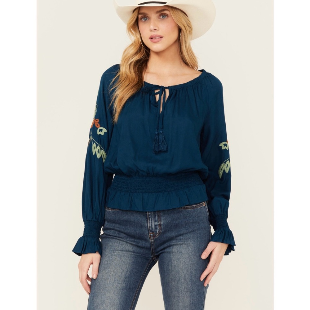 Shyanne Blue Blouse